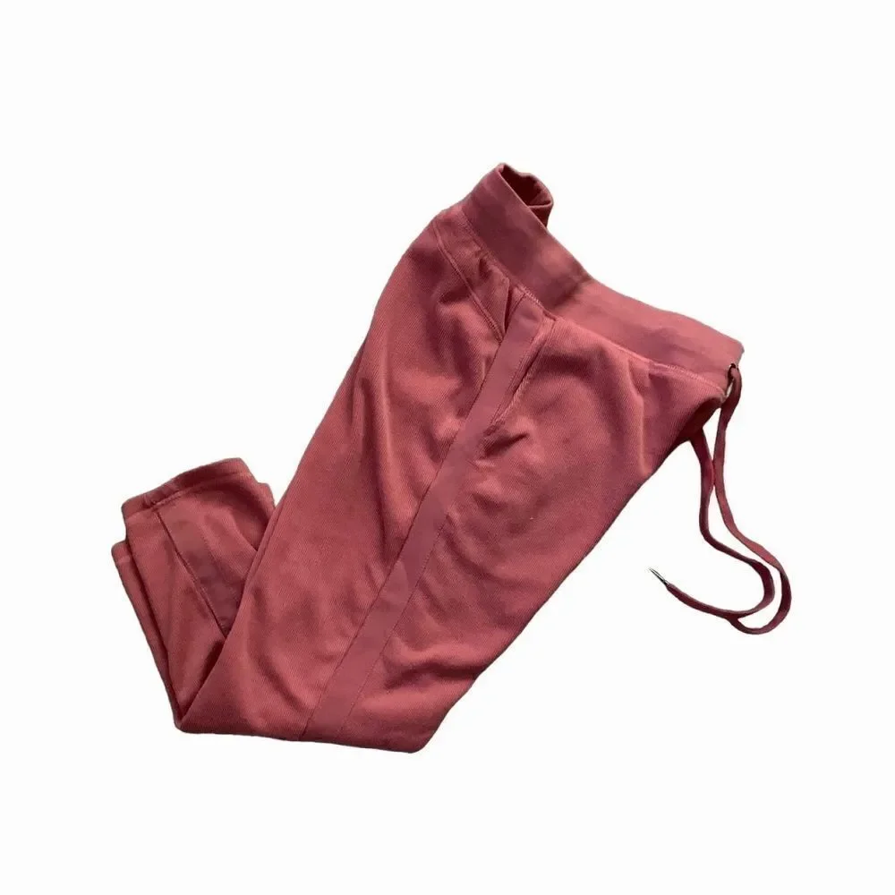 Rosalyna Salmon Drawstring Capri Lounge Pants Size Large - Picture 2 of 6